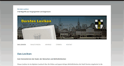 Desktop Screenshot of dorsten-lexikon.de