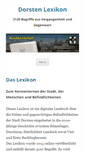 Mobile Screenshot of dorsten-lexikon.de